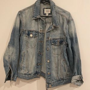 Oversized denim jacket